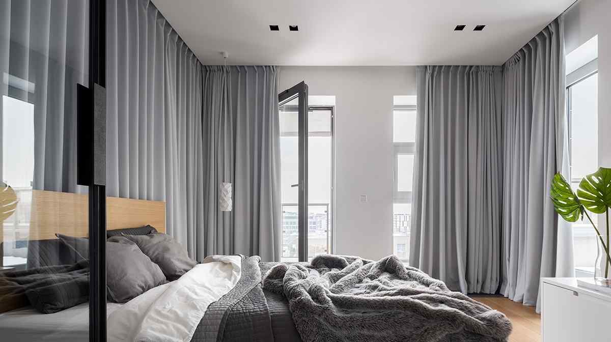 Improved Sleep Quality with blackout curtains